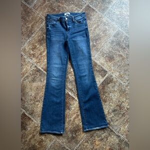 PAIGE Dark Blue Boot cut Jeans